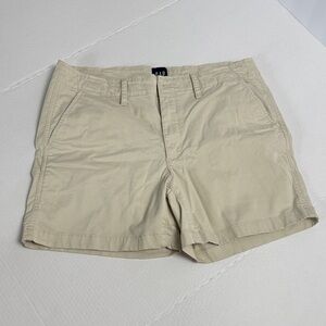 GAP Women’s Beige Flat Front Shorts